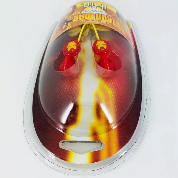 Marvel Iron Man iHip Wired Earbuds Kids Headphones 3.5mm Gift Stocking Stuffer - Picture 4 of 4